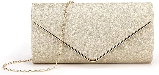 Photo 1 of BBjinronjy Clutch Purse Evening Bag for Women Prom Glitter Sparkling Handbag With Detachable Chain for Wedding and Party

