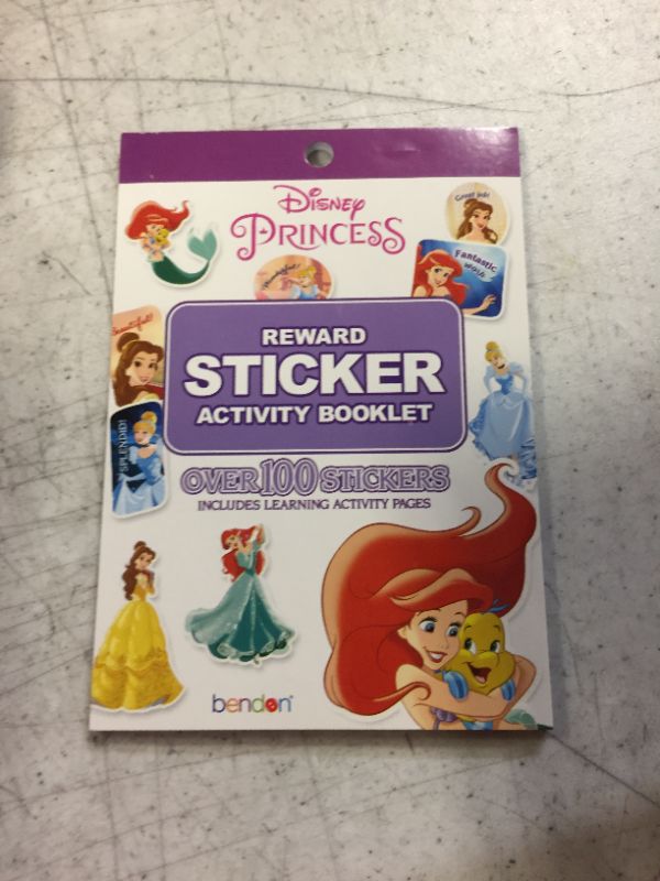 Photo 2 of Bendon Princess Rewards Sticker Booklet Pad