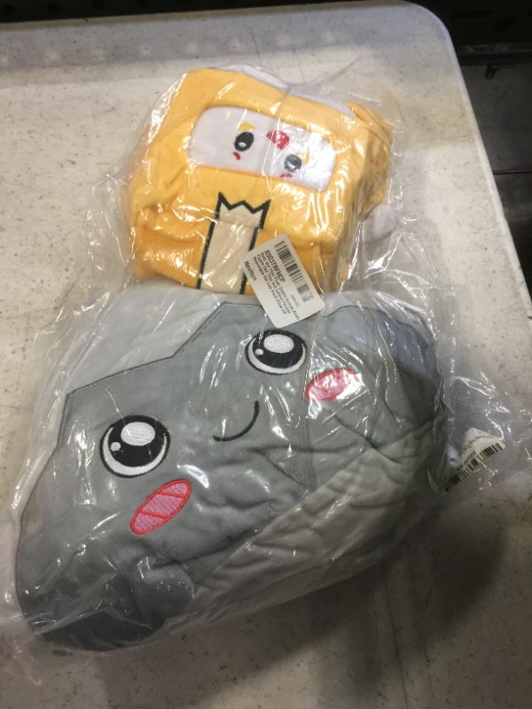 Photo 1 of Boxy and Foxy Plush Stuffed Animals Anime Figure Doll Toys Soft Cartoon Plushies Removable Hat Cute Plush Pillow Gift