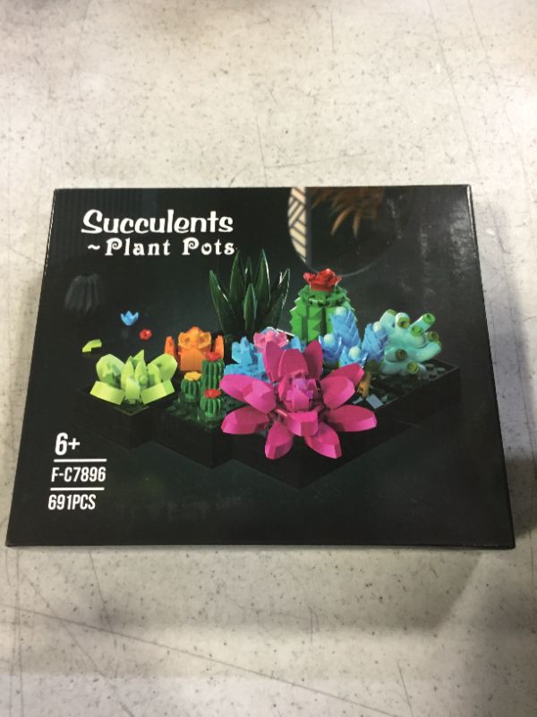 Photo 1 of Bourvill Succulent Bonsai Building Kit, Create Your Own Botanical Oasis, DIY Home Decoration Succulent Flower Botanical Building Set, Gifts for Adults