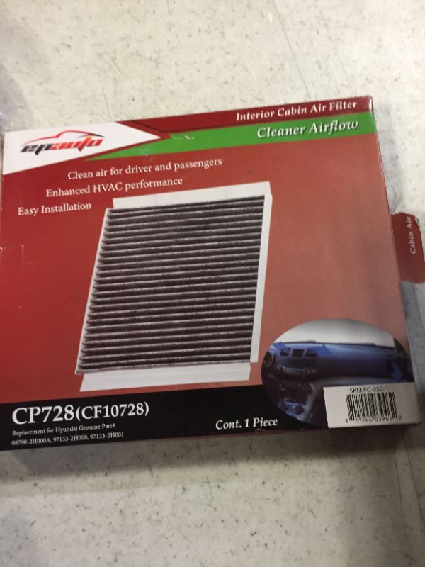 Photo 2 of EPAuto CP728 (CF10728) Replacement for Subaru Premium Cabin Air Filter includes Activated Carbon