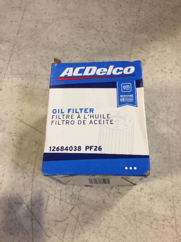 Photo 1 of ACDelco GM Original Equipment PF26 Engine Oil Filter