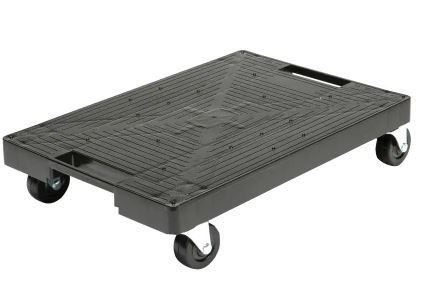 Photo 1 of 16 in. x 11 in. Multi-Purpose Black Garage Dolly/Caddy
