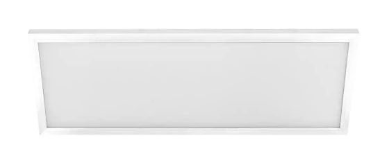 Photo 1 of 1 ft. x 4 ft. 50-Watt 4000 Lumens White Dimmable Integrated LED Edge-Lit Flat Panel Flush Mount Light Color Changing CCT
