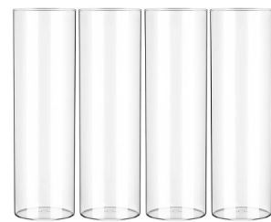 Photo 1 of 4 8IN GLASS CYLINDERS