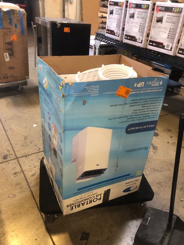 Photo 3 of 10,000 BTU Portable Air Conditioner Cools 500 Sq. Ft. with Inverter, Smart Wi-Fi and Dual Hose in White
