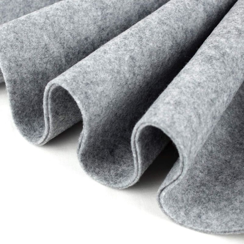 Photo 1 of 38X19 3 PIECE GREY Acrylic Felt Fabric