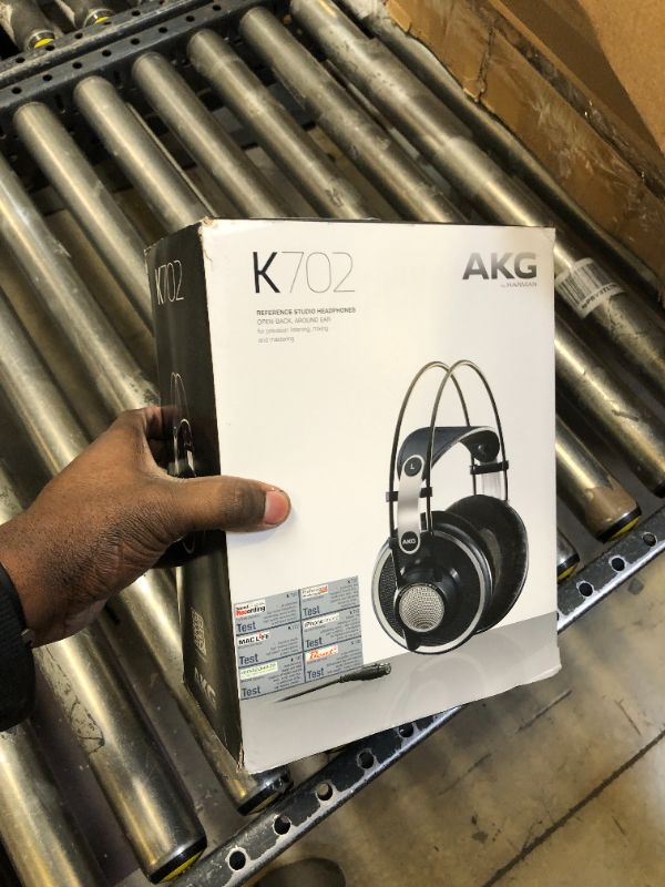 Photo 3 of AKG Pro Audio K702 Over-Ear, Open-Back, Flat-Wire, Reference Studio Headphones,Black