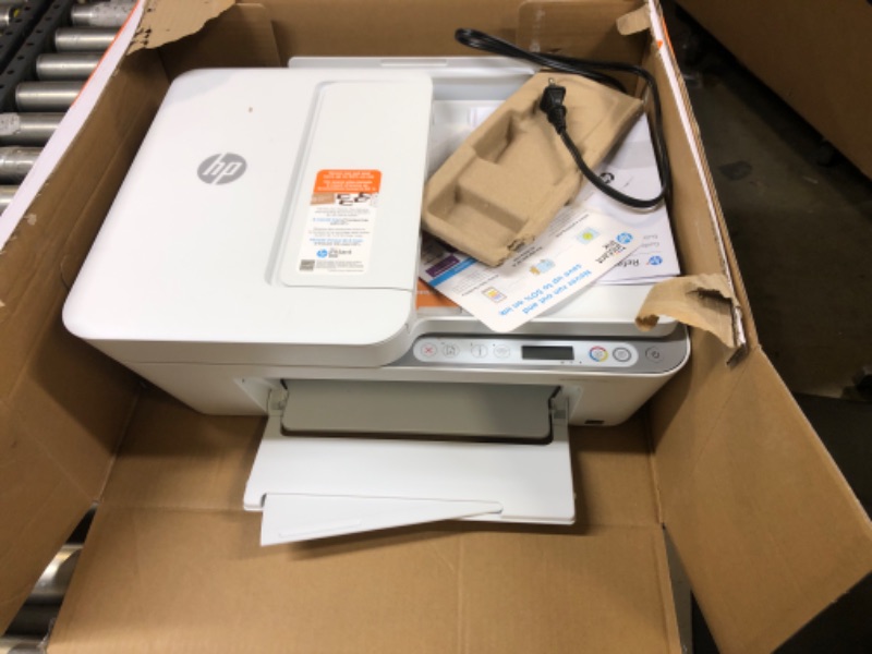 Photo 2 of HP DeskJet 4155e Wireless Color All-in-One Printer & 67XL Tri-Color High-Yield Ink Cartridge | 3YM58AN & 67XL Black High-Yield Ink Cartridge | 