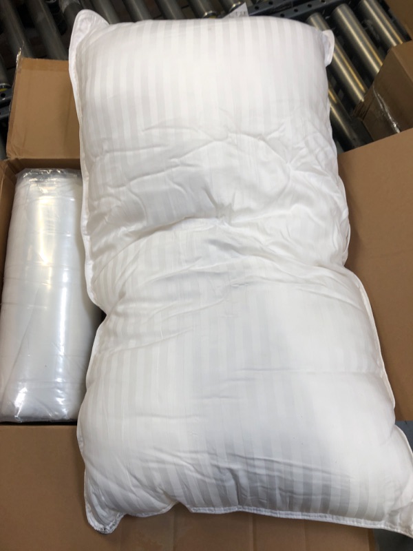 Photo 2 of Utopia Bedding Bed Pillows for Sleeping King Size, Set of 2, Cooling Hotel Quality, for Back, Stomach or Side Sleepers King (Pack of 2) White