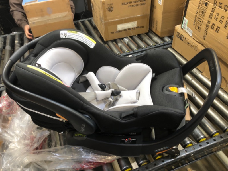 Photo 2 of Chicco KeyFit 35 Zip ClearTex Infant Car Seat - Obsidian | Black Obsidian KeyFit 35 with Zip Privacy Shield