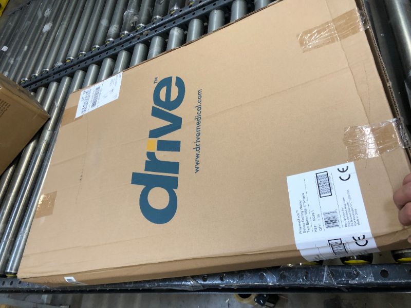 Photo 1 of Drive Medical 10210-1 Deluxe 2-Button Folding Walker with Wheels