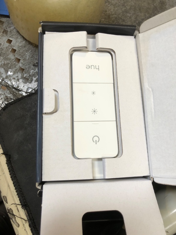 Photo 2 of Philips Hue v2 Smart Dimmer Switch and Remote, Installation-Free, Smart Home, Exclusively for Philips Hue Smart Lights (2021 Version), White White 1-Pack Dimmer Switch Switch