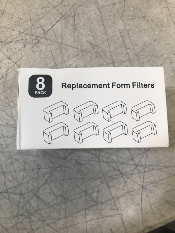 Photo 2 of 8/12 Pack Foam Filters for Cat Water Fountain, Cirfifth Sponge Cat Fountain Filters, Pet Fountain Filter Replacement (8 Pack)