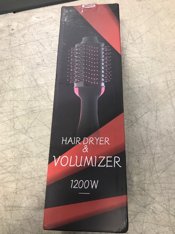 Photo 1 of Hair Dryer Brush Blow Dryer Brush in One, 4 in 1 Styling Tools Blow Dryer with Ceramic Oval Barrel, Hair Dryer and Styler Volumizer, Hot Air Brush Hair Straightener Brush for All Hair Types