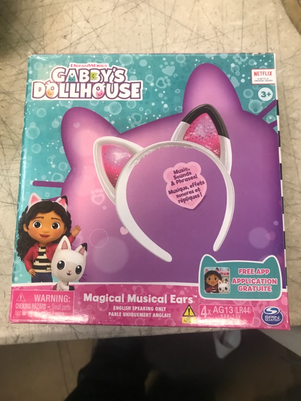 Photo 2 of Gabby's Dollhouse, Magical Musical Cat Ears with Lights, Music, Sounds and Phrases, Kids Toys for Ages 3 and up Roleplay Musical Ears
