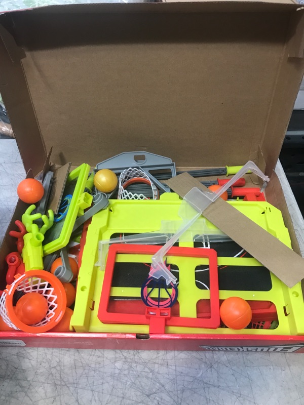 Photo 2 of Hasbro Gaming Foosketball, The Foosball Plus Basketball Shoot and Score not searched Tabletop Game for Kids Ages 8 and Up, for 2 Players