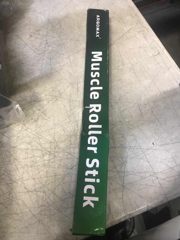 Photo 1 of ARGOMAX Massage Stick, Manual Massage Stick, Muscle Rolling Stick for Relieving Muscle Soreness and Reducing Muscle Spasm and Tension. Green. https://a.co/d/3FLYH4z