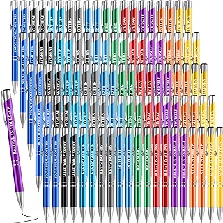 Photo 1 of 100 Pcs Ballpoint Pens Motivational Inspirational Quotes Metal Pen Bulk Employee Appreciation Pen Gifts Encouraging Writing Black Ink Pen for Student Coworker Teacher Office (You're Awesome) https://a.co/d/2iXl71M