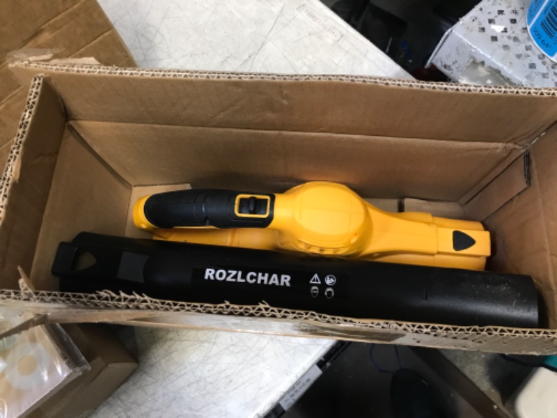 Photo 1 of Cordless Leaf Blower for 20V Max, 100CFM Electric Handheld Lightweight Blower for Lawn Care & Yard Cleaning(No Battery)
