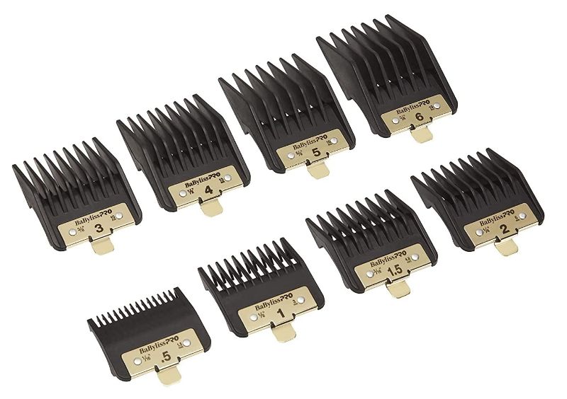 Photo 1 of BaBylissPRO Barberology Comb Set Premium Clipper Guards for FX870, FX880, FX825, and FX673