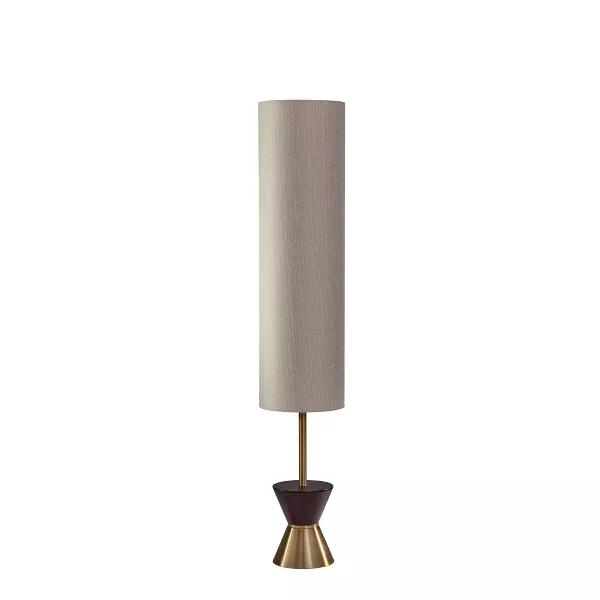 Photo 1 of 59" Carmen Floor Lantern Brass - Adesso
