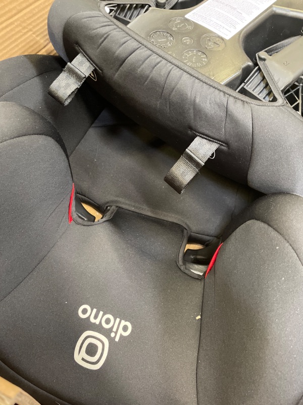 Photo 1 of Diono Cambria 2 XL 2022, Dual Latch Connectors, 2-in-1 Belt Positioning Booster Seat, High-Back to Backless Booster with Space and Room to Grow, 8 Years 1 Booster Seat, Black NEW! Black