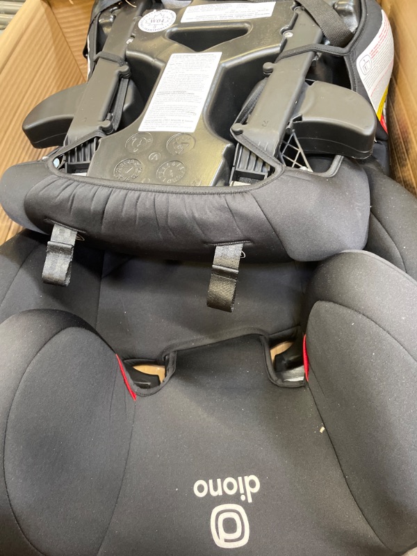 Photo 1 of Diono Cambria 2 XL 2022, Dual Latch Connectors, 2-in-1 Belt Positioning Booster Seat, High-Back to Backless Booster with Space and Room to Grow, 8 Years 1 Booster Seat, Black NEW! Black