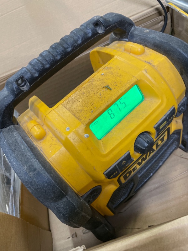 Photo 2 of DEWALT DXAEJ14-Type2 Digital Portable Power Station Jump Starter - 1600 Peak Amps with 120 PSI Compressor, AC Charging Cube, 15W USB-A and 25W USB-C Power for Electronic Devices 1600 Amps