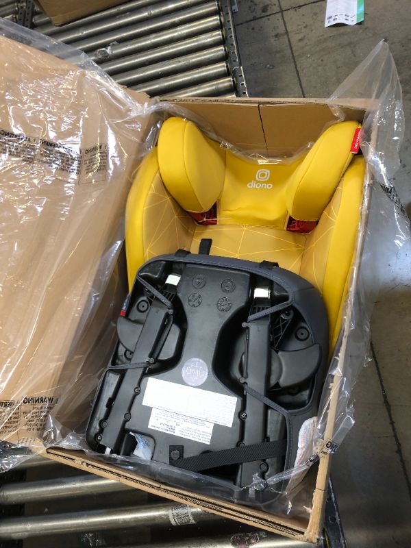 Photo 2 of Diono Monterey 4DXT Latch, 2-in-1 High Back Booster Car Seat with Expandable Height, Width, Advanced Side Impact Protection, 8 Years 1 Booster, Yellow Sulphur NEW! Yellow Sulphur