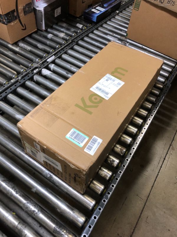 Photo 1 of KAMLAM Ceiling Fans with Lights, Walnut Flush Mount Ceiling Fan with Remote Control, Indoor Outdoor Low Profile Ceiling Fan with 3 Wood Blades Noiseless DC Motor,6 Speed, Farmhouse Modern Style 52" 02 Black | Walnut (Low Profile)