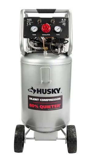 Photo 1 of 20 Gal. Vertical Electric-Powered Silent Air Compressor
