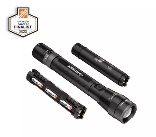 Photo 1 of 5000 Lumens Dual Power LED Rechargeable Focusing Flashlight with Rechargeable Battery and USB-C Cable Included
