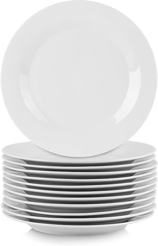 Photo 1 of 10 PC Occasions Finest Plastics Tableware Hotel Collection Premium Heavyweight plastic 12" Serving/Charger plate 
