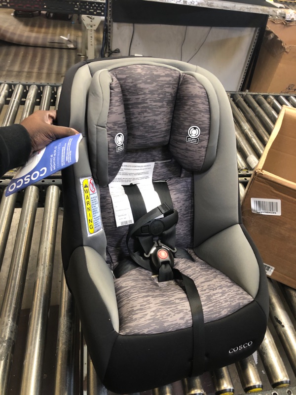 Photo 3 of Cosco Mighty Fit 65 DX Convertible Car Seat (Heather Onyx Gray)