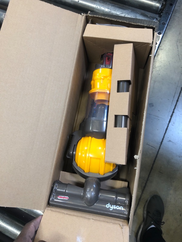Photo 1 of Casdon Dyson Ball | Miniature Dyson Ball Replica For Children Aged 3+ | Features Working Suction To Add Excitement To Playtime Grey/Yellow