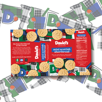 Photo 1 of 2 PACK--DAVID'S traditional mini scottish shortbread cookie box - 6 pack-- BEST BY- 12/17/2023