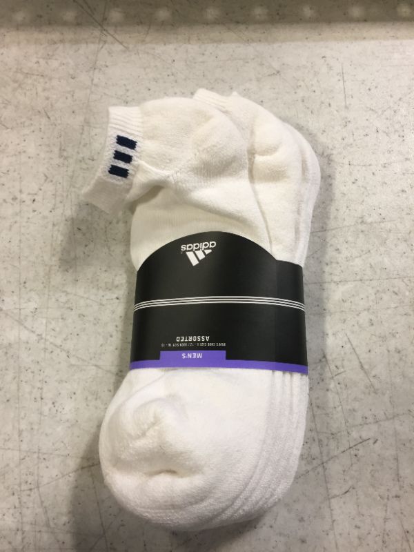 Photo 2 of adidas Men's Athletic Cushioned Low Cut Socks with Arch Compression for a Secure Fit