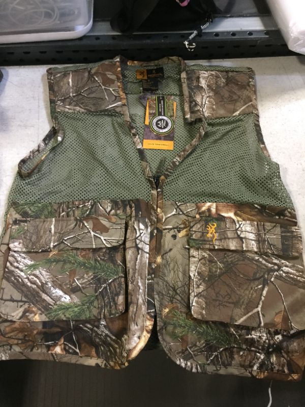 Photo 2 of BROWNING BRN DOVE VEST SOLID/MESH RT XTRA- SIZE 2XL 