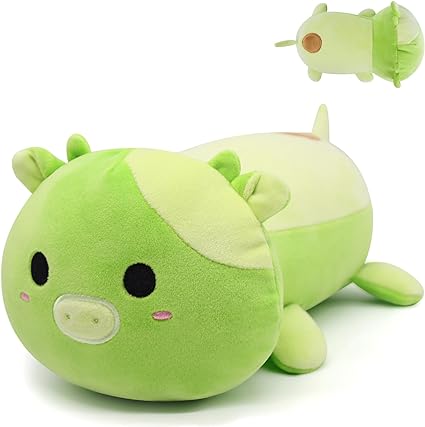 Photo 1 of Mowatusy Cow Plush Cow Stuffed Animal, Cute Avocado Plush Cow Pillow Toys, Kawaii Avocado Cow Plush Toys, Soft Avocado Plush Doll Gifts for Kids Boys Girls
