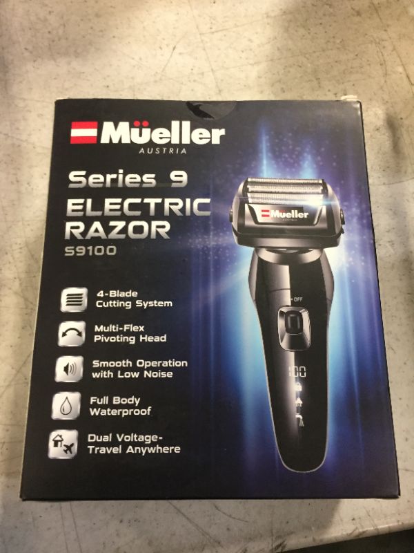 Photo 1 of Electric Razor for Men, Wet/Dry, Rechargeable Shavers for Men, LED, 40,000 Cross-Cutting Actions/Min for Closest Shave, 5-Element Cutting System, Precision Trimmer