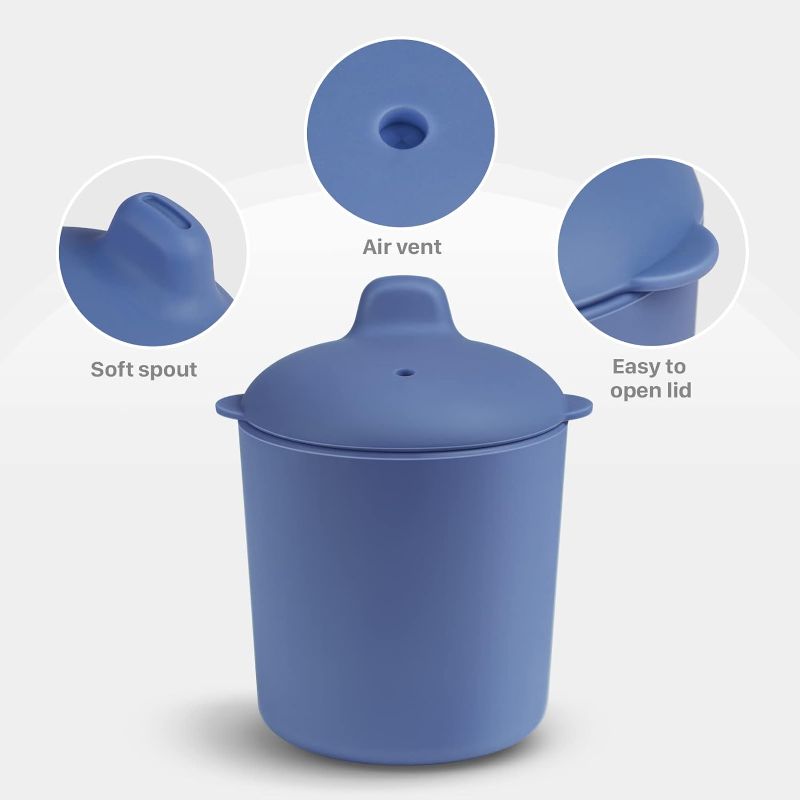 Photo 1 of Sippy Cups Leak Proof, 5oz Silicone Baby Cup with Soft Spout, Spill Proof Toddler Cup for Babies 12M+

