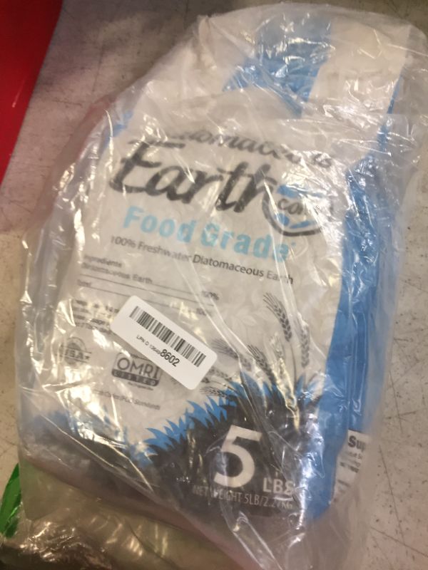 Photo 1 of DiatomaceousEarth 5 LBS FOOD GRADE Diatomaceous Earth - 100% Organic All Natural Diamateous Powder - Diametaceous for humans is Safe Around Children