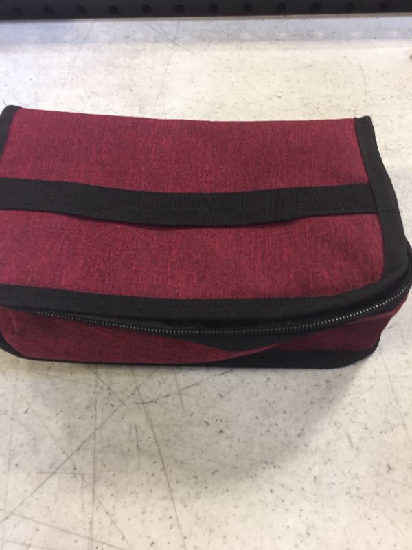 Photo 2 of MIER Portable Thermal Insulated Cooler Bag Mini Lunch Bag for Kids, Dark Red
