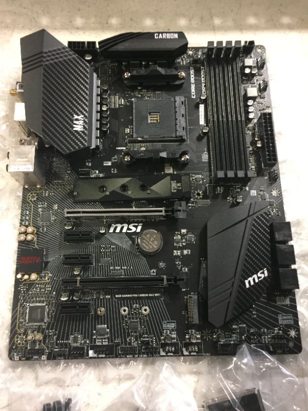 Photo 3 of MSI AM4 AMD B450 SATA 6Gb/s ATX AMD Motherboard