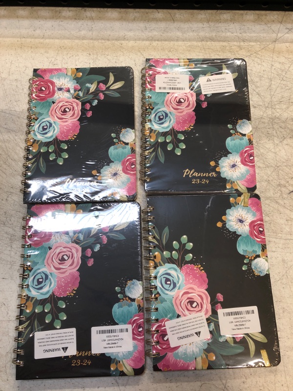 Photo 2 of 4 pack 
Planner 2023-2024 - Weekly Planner 2023-2024 from July 2023 to June 2024, Weekly Monthly Planner 2023-2024, 6" x 8.3", 2023-2024 Planner with Inner Pocket and 12 Monthly Tabs Small