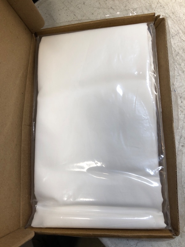 Photo 2 of Amazon Basics 100% Cotton Hypoallergenic Pillow Protector Case - Body, White Body Pillow Protector