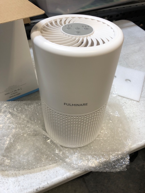 Photo 2 of Air Purifiers for Bedroom, FULMINARE H13 True HEPA Air Filter, Quiet Air Cleaner With Night Light,Portable Small Air Purifier for Home, Office, Living Room
