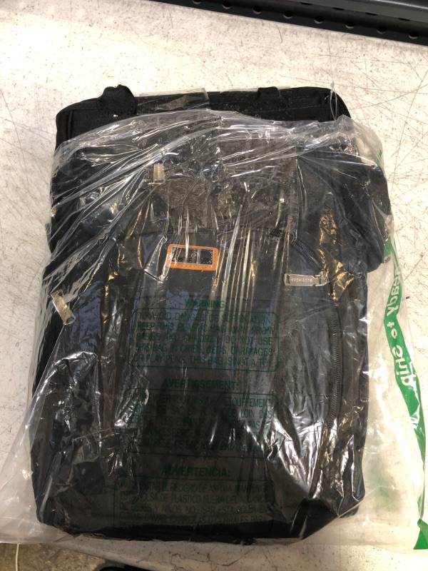 Photo 2 of BabbleRoo Diaper Bag Backpack - Baby Essentials Travel Tote - Multi function Waterproof Diaper Bag, Travel Essentials Baby Bag with Changing Pad, Stroller Straps & Pacifier Case - Unisex, black 