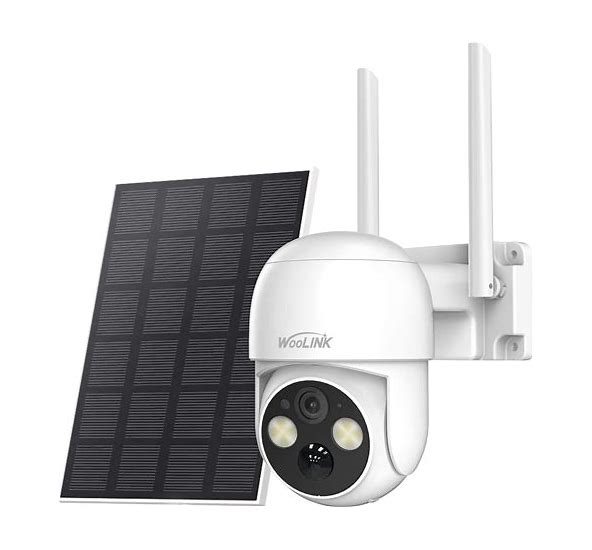 Photo 1 of WOOLINK Solar Security Camera Outdoor Wireless Wi-Fi, 3MP PTZ Cameras for Home Security IP Surveillance Camera with 2 Way Audio Colorful Night Vision Motion Detection Cloud Storage (No TF Card)
